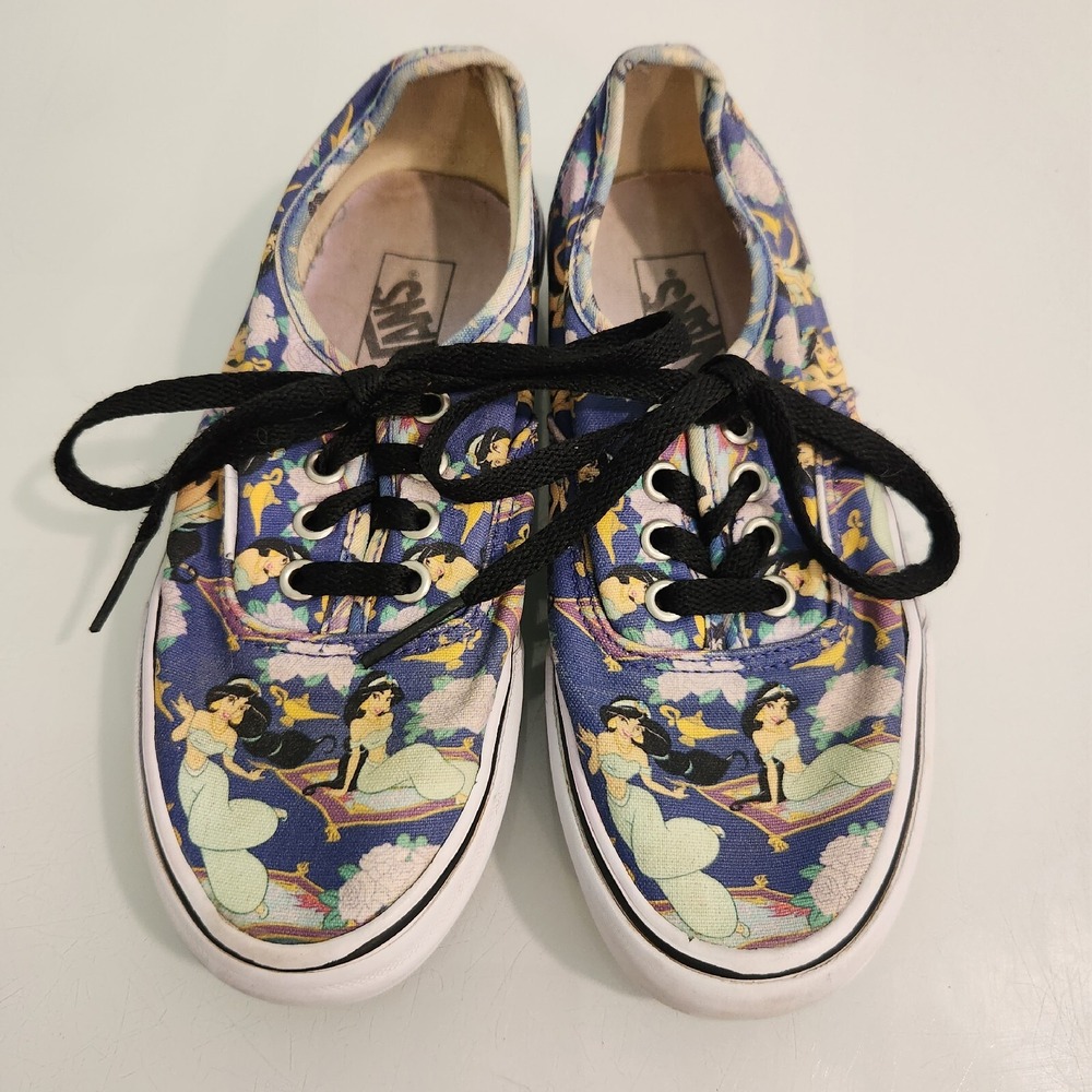 Disney Vans Authentic Womens Size 5.5, Mens 4 Princess Jasmine Shoes Purple